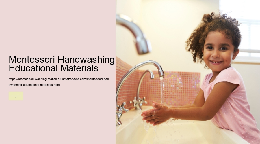 Montessori Handwashing Educational Materials